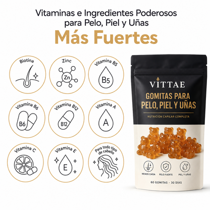 Vittae™ - Nutrición para el Pelo, Piel y Uñas
