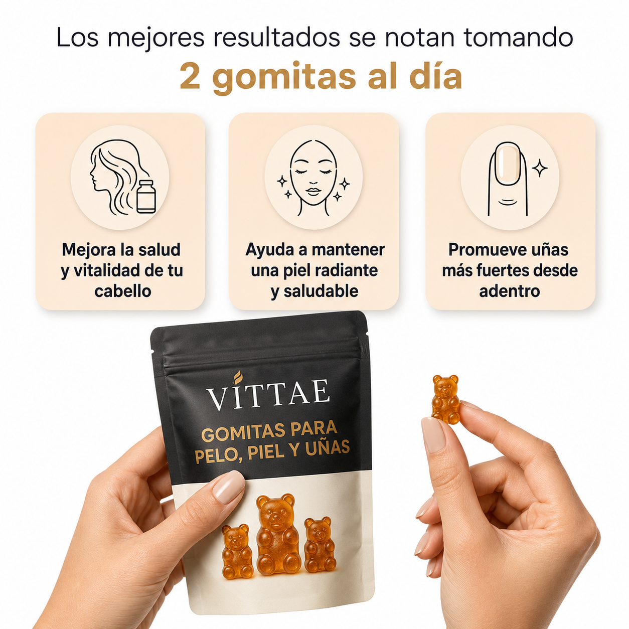 Vittae™ - Nutrición para el Pelo, Piel y Uñas